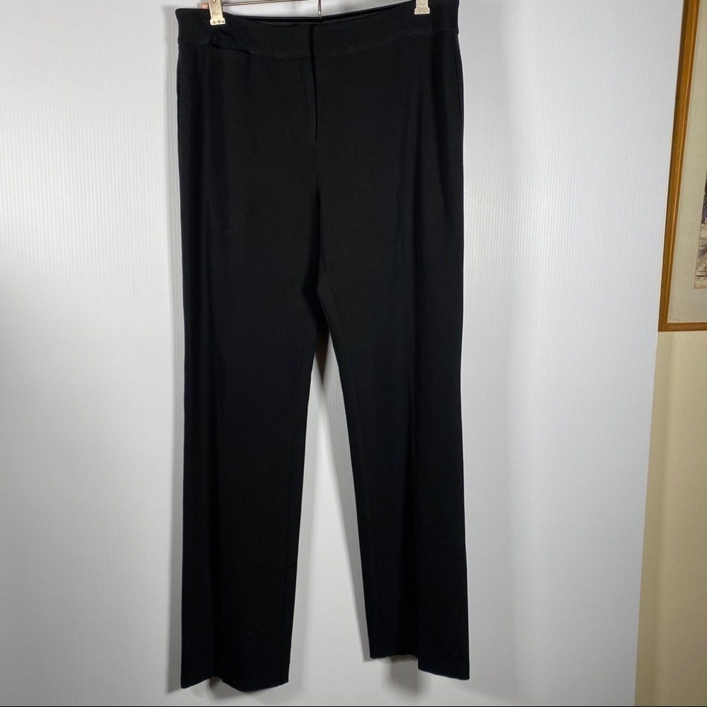 EILEEN FISHER Slacks Black. Button, zipper and clasp closure. Size Small